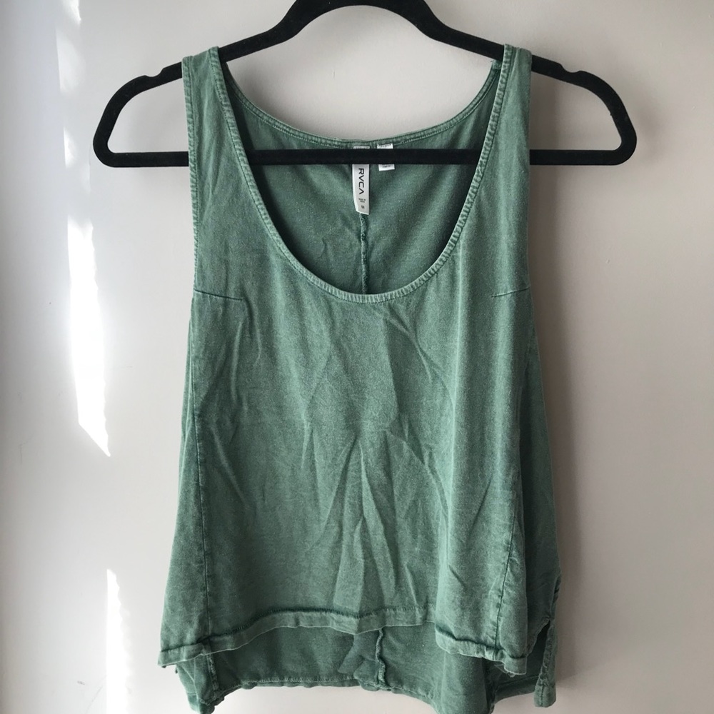 RVCA size M army green tank